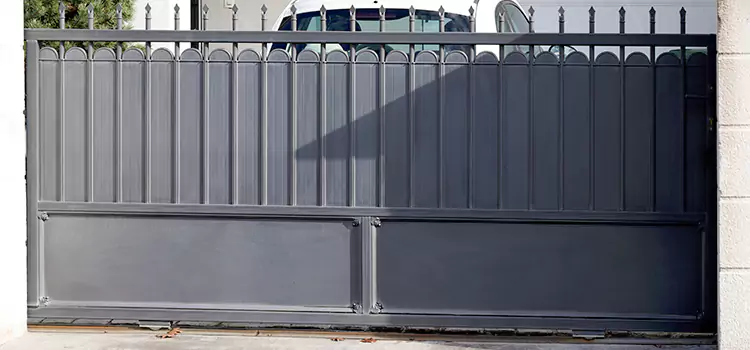 Metal Driveway Gate Installation Bear