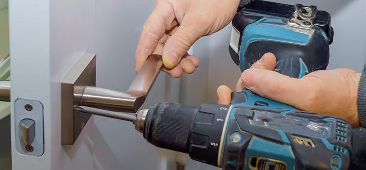 Security Door Lock Installation Bear